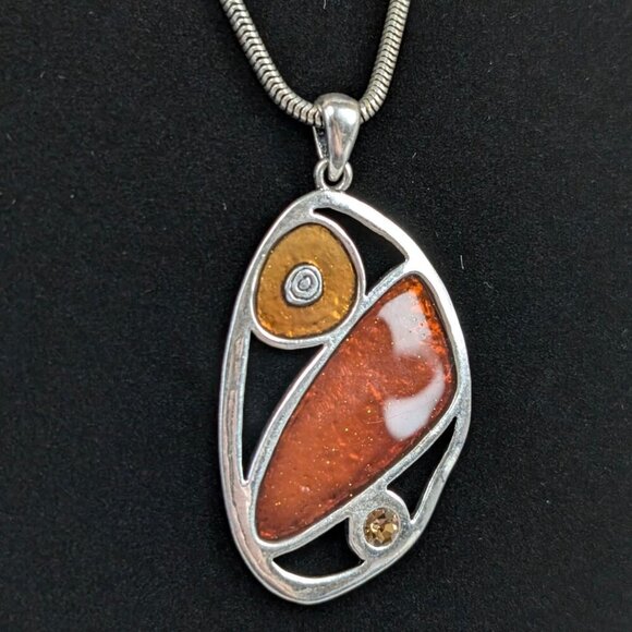 (2/$20) Passion Snake Chain Pendant Necklace - Picture 3 of 6